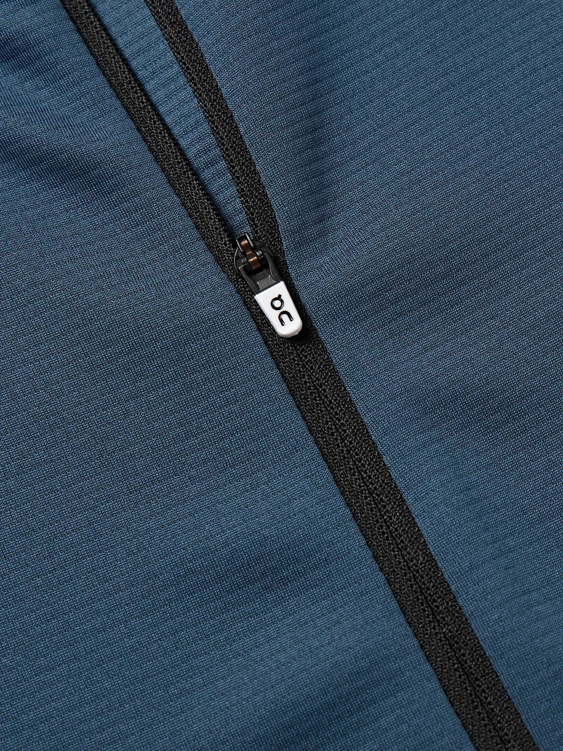 ON - Climate Recycled-Mesh and Ripstop Half-Zip Top - Blue