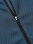 ON - Climate Recycled-Mesh and Ripstop Half-Zip Top - Blue