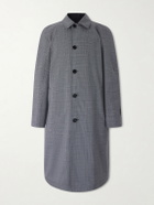 Burberry - Prince of Wales Checked Virgin Wool Car Coat - Gray