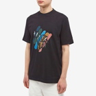 Paul Smith Men's Broad Stripe Zebra T-Shirt in Black