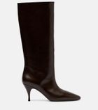 Herbert Levine Two Faced leather knee-high boots