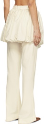 Aaron Esh SSENSE Exclusive Beige Layered Trousers