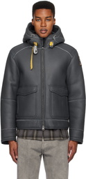 Parajumpers Black Elton Special Leather Jacket