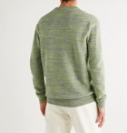DUNHILL - Mélange Cotton Sweater - Yellow