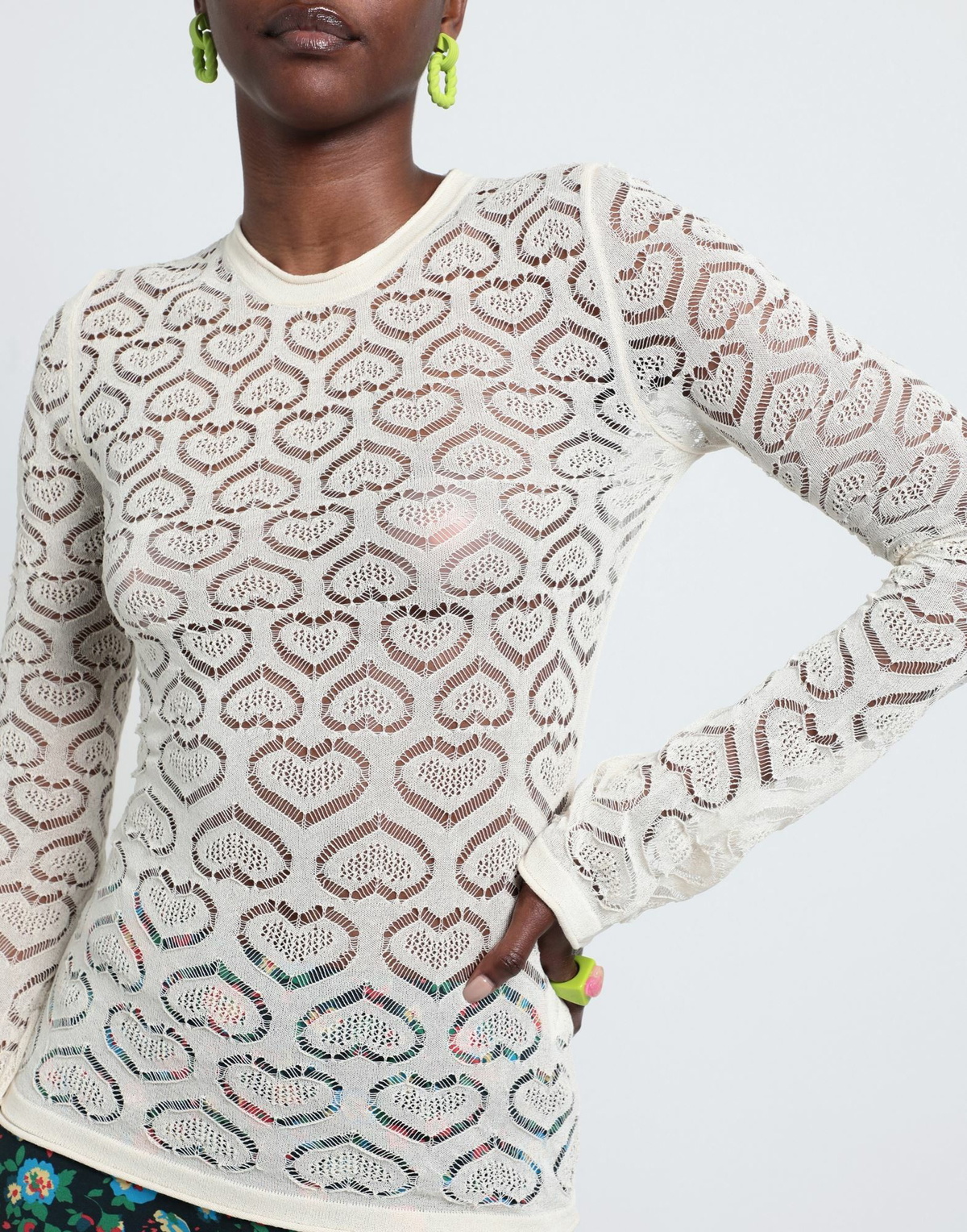 Marco Rambaldi Womens Sweater in Ivory
