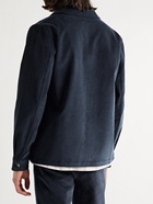 DE BONNE FACTURE - Cotton-Corduroy Chore Jacket - Blue