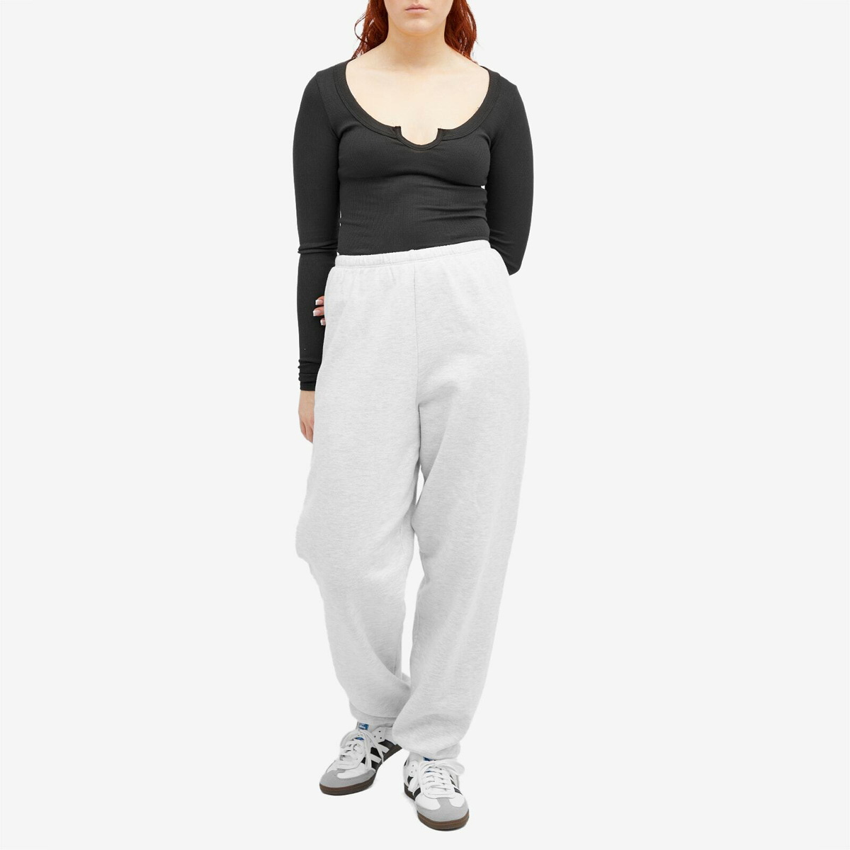 Joah Brown Women's Oversized Sweat Pants in Pearl