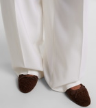 Herbert Levine 24/7 shearling ballet flats