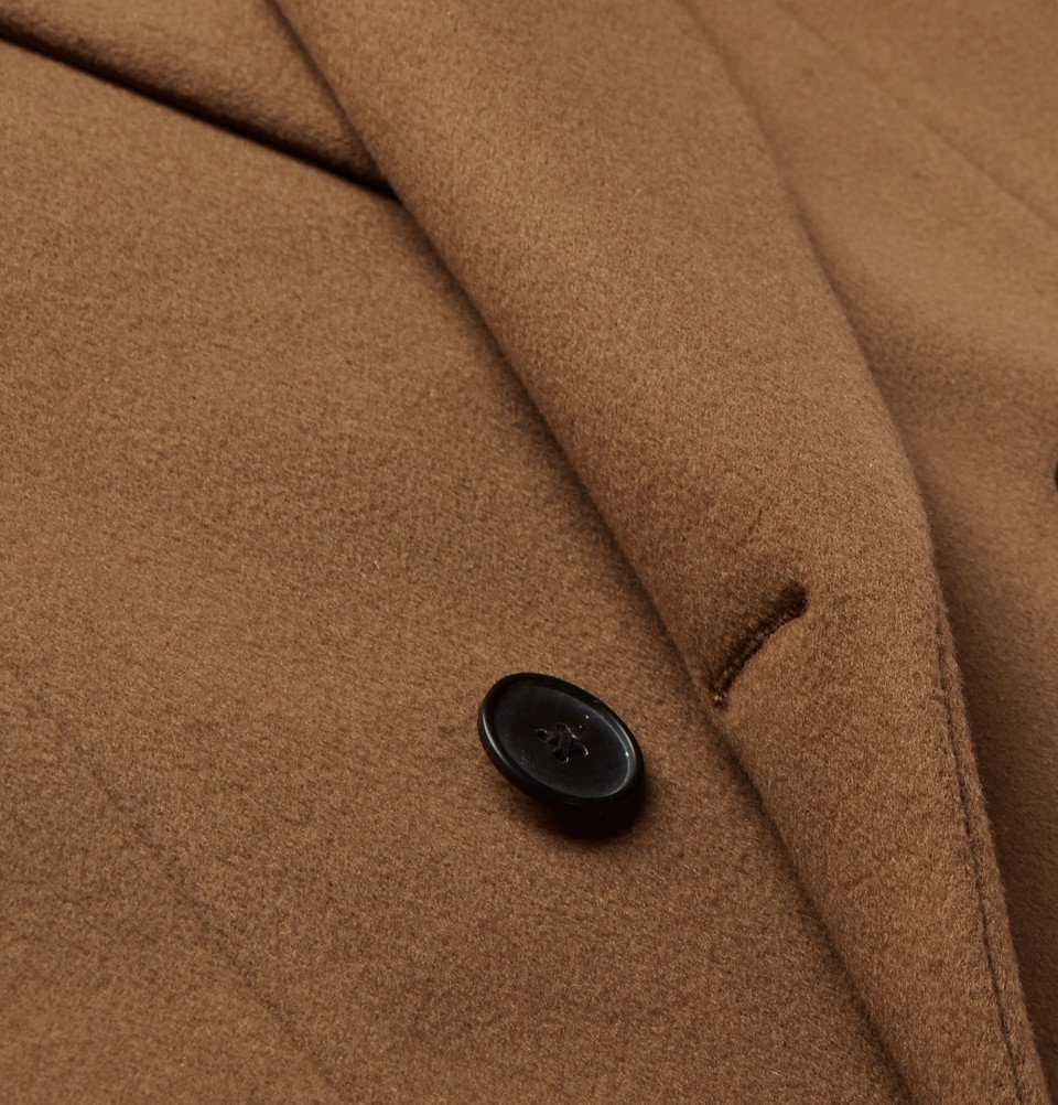 The Row - Mickey Double-Breasted Super 180s Wool Coat - Camel The Row