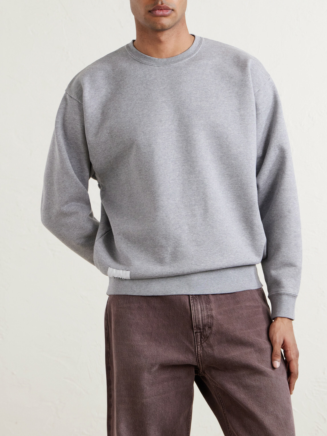 WTAPS - SIGN-YD Cotton-Jersey Sweatshirt - Gray