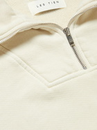 Les Tien - Cotton-Jersey Half-Zip Sweatshirt - White