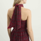 Damson Madder Women's Mia Midi Dress in Red