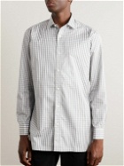 Charvet - Checked Cotton-Poplin Shirt - Gray