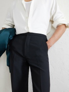 TOM FORD - Straight-Leg Wool Trousers - Black
