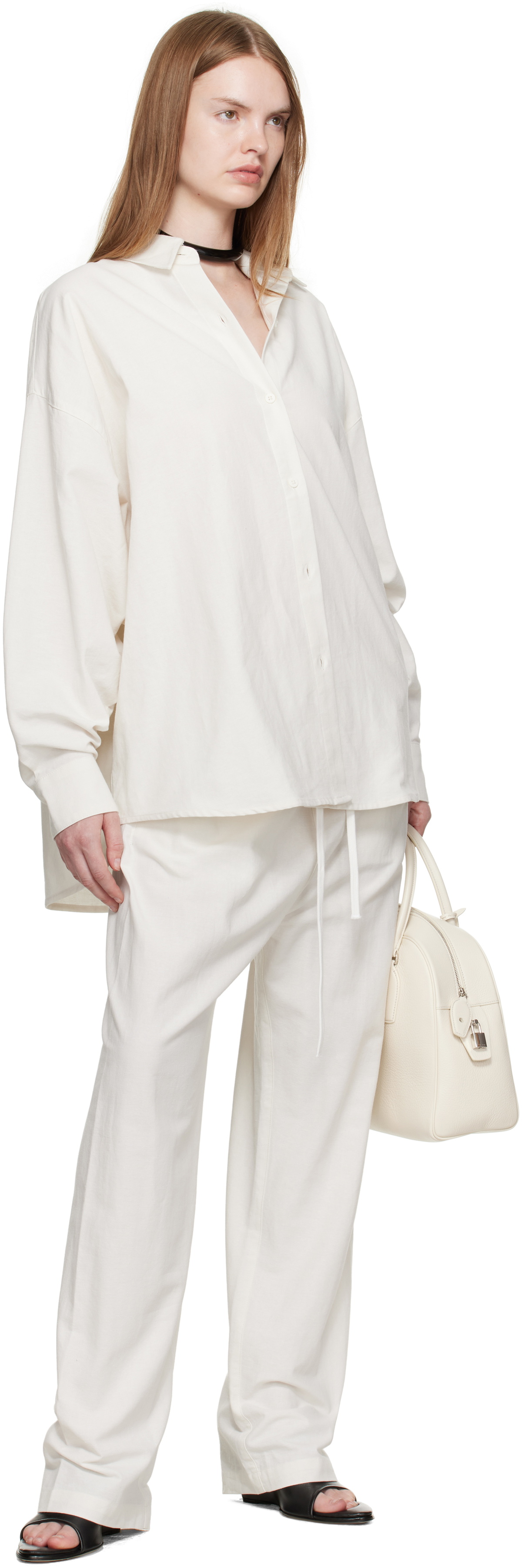 Fear of God ESSENTIALS White Relaxed Lounge Pants Fear Of God Essentials