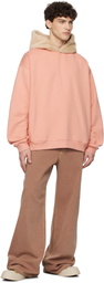 Marni Pink Brushed Organic Cotton Hoodie
