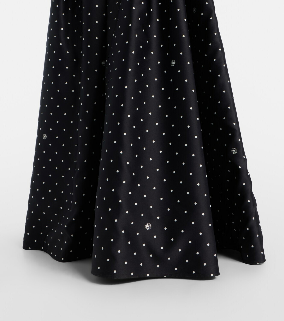 Elie Saab Belted polka-dot gown