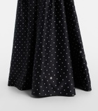 Elie Saab Belted polka-dot gown