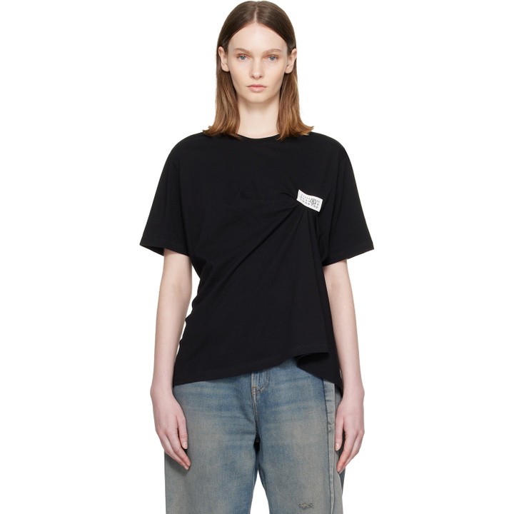 Photo: MM6 Maison Margiela Black Patch T-shirt