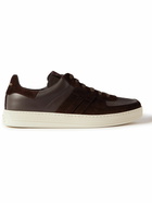 TOM FORD - Radcliffe Suede and Leather Sneakers - Brown