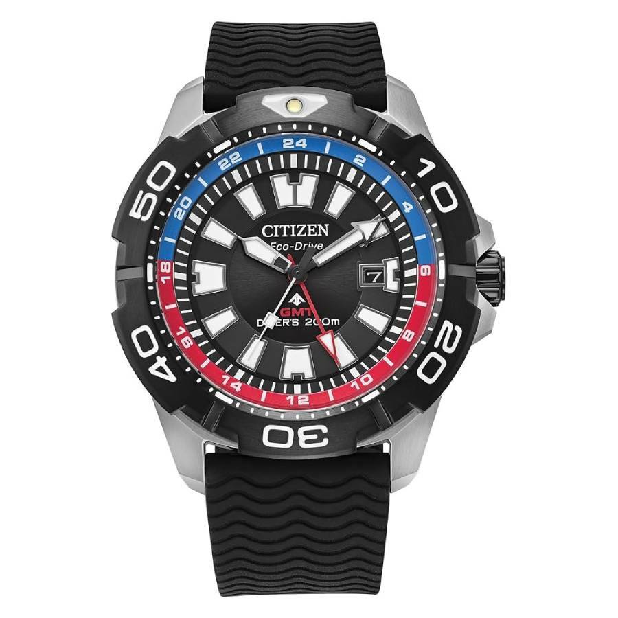 Citizen Promaster GMT Eco-Drive Black Dial Mens Watch BJ7128-08E