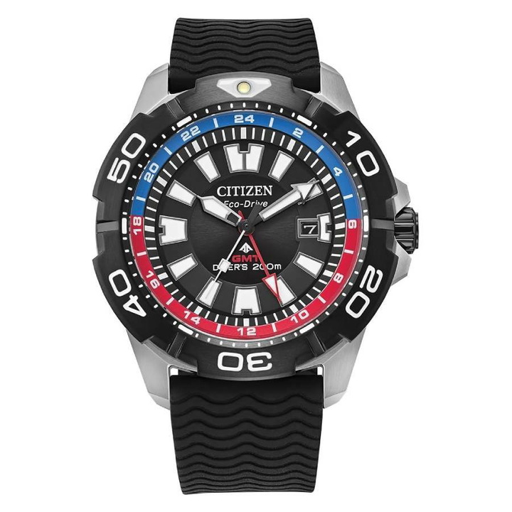 Photo: Citizen Promaster GMT Eco-Drive Black Dial Mens Watch BJ7128-08E