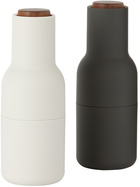 MENU Black & Off-White Walnut Bottle Grinders