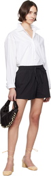 Matteau Black Relaxed Shorts
