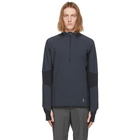 On Navy Trail Breaker Zip Sweater