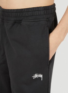 Stüssy - Stock Logo Track Pants in Black