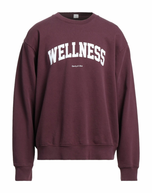 Photo: Sporty & Rich Mens Sweatshirt Burgundy