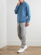 Peter Millar - Lava Wash Stretch-Cotton and Modal-Blend Jersey Hoodie - Blue