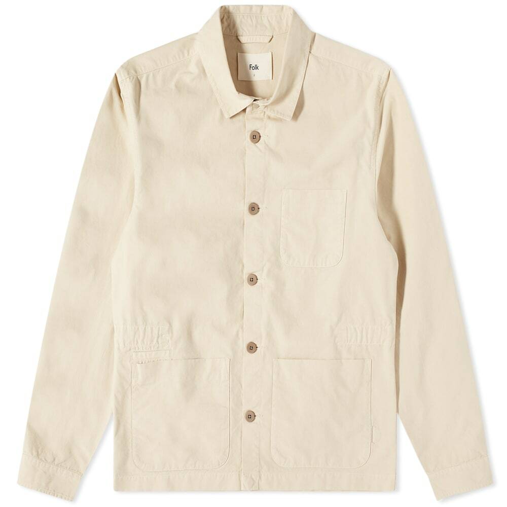 Folk Men's Assembly Jacket in Stone Folk