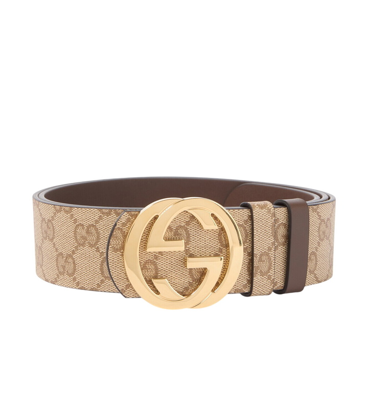 Photo: Gucci GG canvas reversible belt
