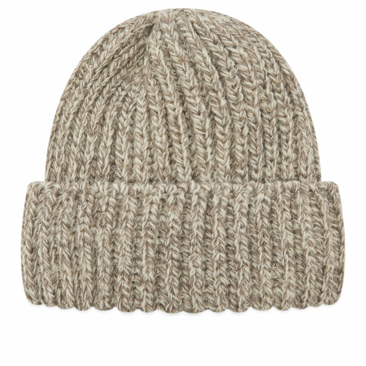 Café Mountain Men's Wool Toque Beanie in Natural 