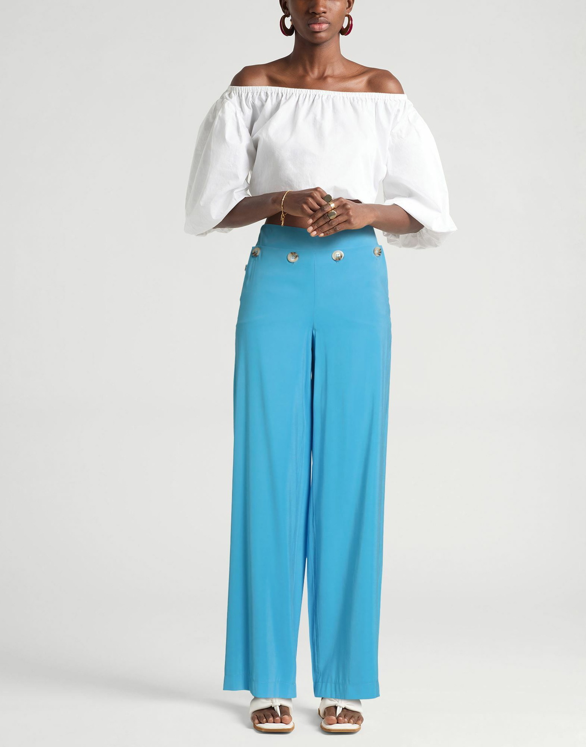 Jijil Womens Pants Azure