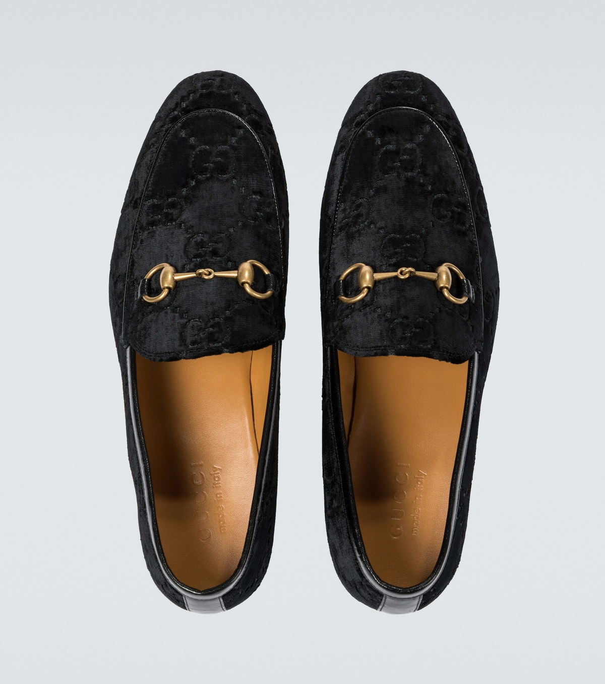 Gucci - Jordaan GG velvet loafers Gucci display picture 1