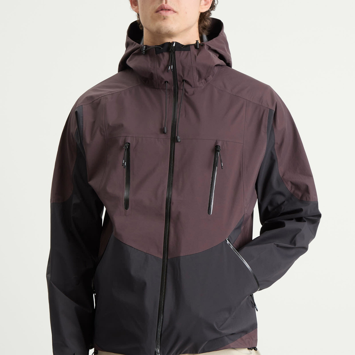 Purple Mountain Observatory Men's Anvil Shell Jacket in Chocolate