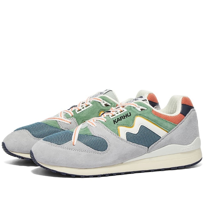 Photo: Karhu Men's Synchron Classic Sneakers in Dawn Blue/Lily White
