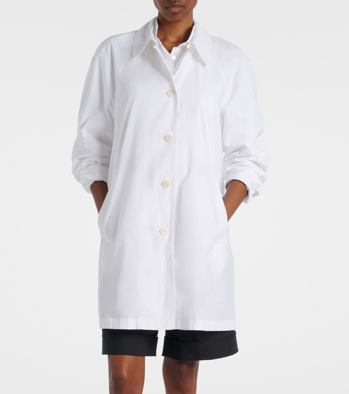The Row Hawkins cotton coat