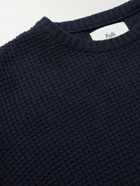 Folk - Waffle-Knit Sweater - Blue