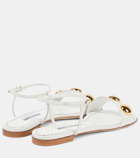 Manolo Blahnik Chaouhen embellished leather sandals