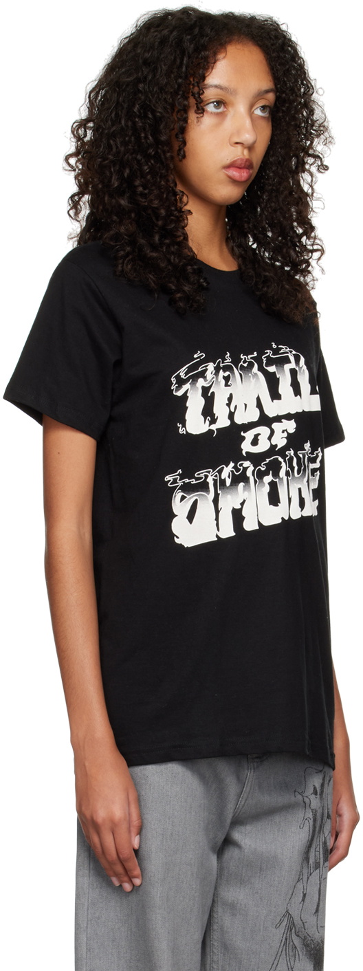 Sia Arnika Black 'Trail of Smoke' T-Shirt