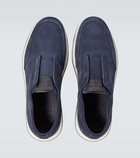 Berluti Échappée Scritto suede slip-on sneakers