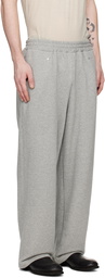 Omar Afridi Gray Riveted Lounge Pants