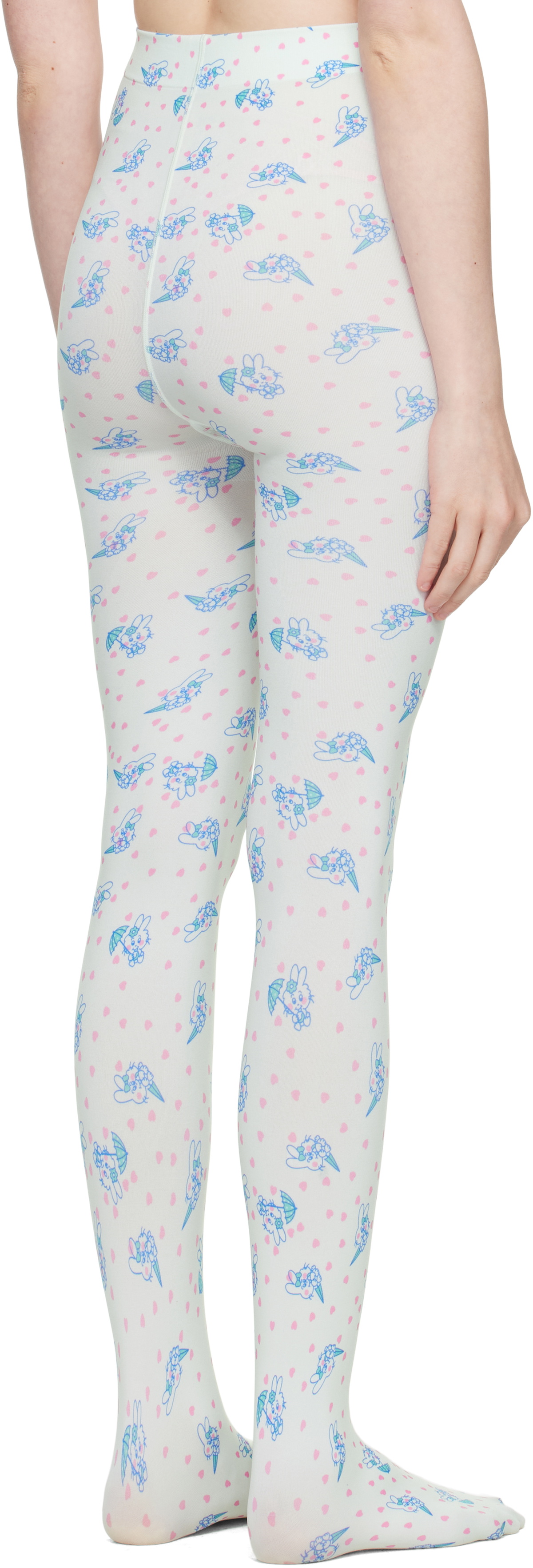 Ashley Williams White Bunny Tights Ashley Williams