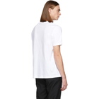 Champion Reverse Weave White Small Script Logo T-Shirt