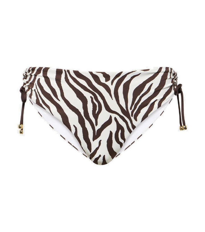 Photo: Max Mara Sibilla zebra-print bikini bottoms