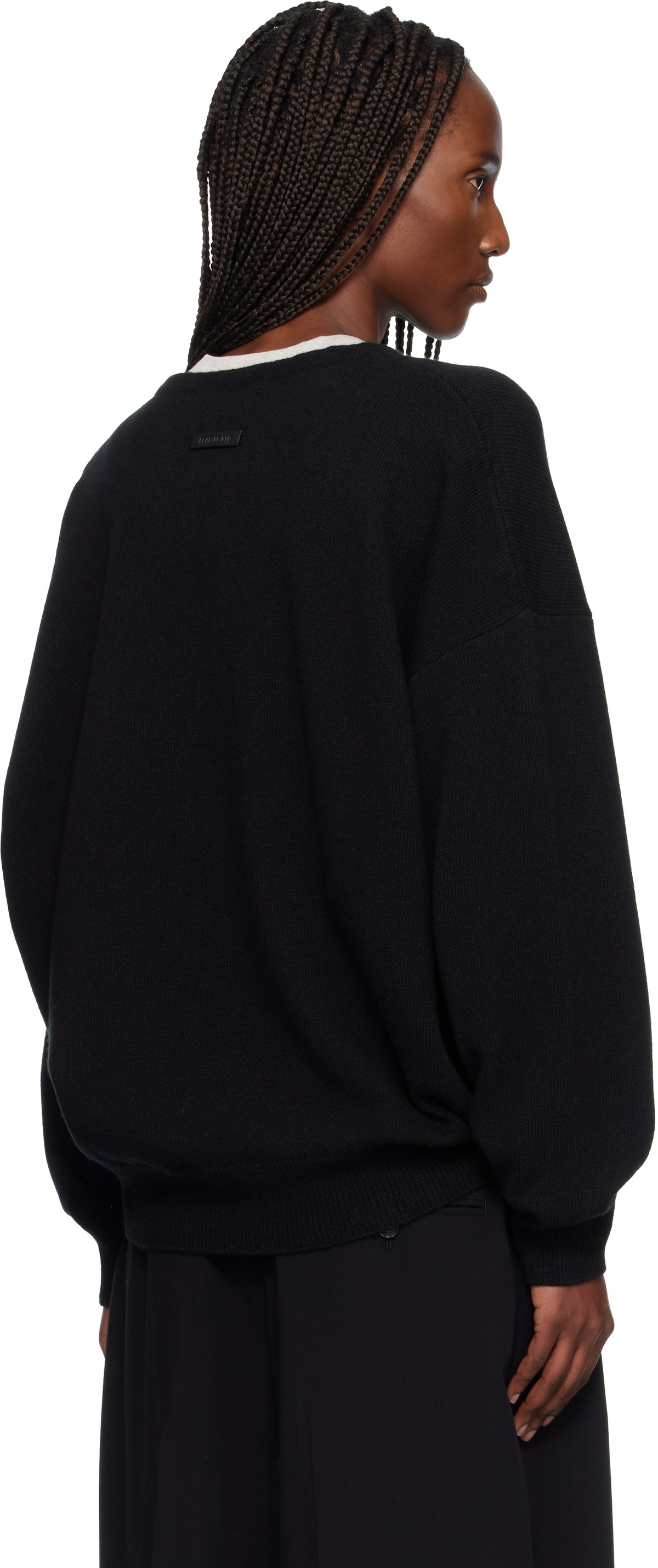 Fear of God Black Henley Sweater