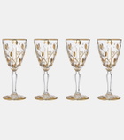 Les-Ottomans Set of 4 crystal wine glasses